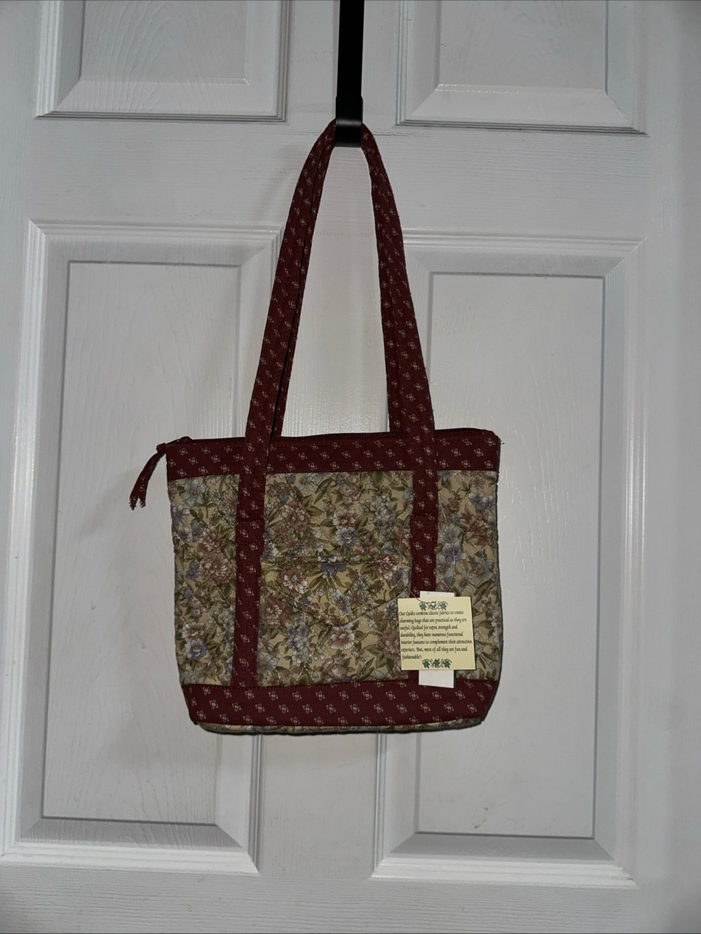 NWT Crossroads Quilt Tote Purse Limited Edition